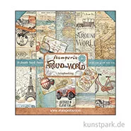 Artikelbild des Artikels “Stamperia Scrapbooking Pad - Around the World, 30,5 x 30,5 cm, 10 Blatt “