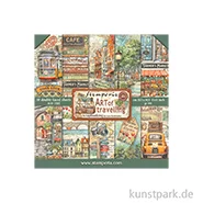 Artikelbild des Artikels “Stamperia Scrapbooking Pad - Art of Travelling, 20,3 x 20,3 cm “