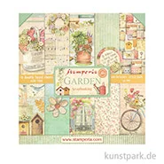 Artikelbild des Artikels “Stamperia Scrapbooking Pad - Garden, 30,5 x 30,5 cm, 10 Blatt “