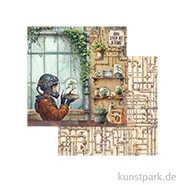 Artikelbild des Artikels “Stamperia Scrappapier - A New Beginning Terrarium, 30,5 x 30,5 cm “
