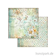 Artikelbild des Artikels “Stamperia Scrappapier - Daisy Art Butterfly And Daisy, 30,5 x 30,5 cm “