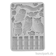 Artikelbild des Artikels “Stamperia Silikon Gießform - The Owl's House Owls and Branch, A5 “