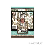 Artikelbild des Artikels “Stamperia Washi Pad - Sir Vagabond in Fantasy World, 8 Blatt, A5 “