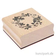 Artikelbild des Artikels “Stempel aus Holz - Christmas Rocks, Kranz, 70 x 70 mm “