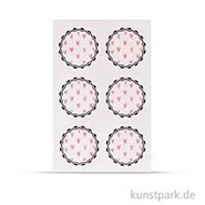 Artikelbild des Artikels “Sticker - Rosa Herzen, 24 Stück sortiert “