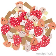 Artikelbild des Artikels “Streudeko Pilze aus Holz, 48 Stück sortiert “