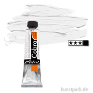 Artikelbild des Artikels “Talens COBRA wassermischbare Ölfarben 40 ml | 118 Titanweiß (Leinöl)“