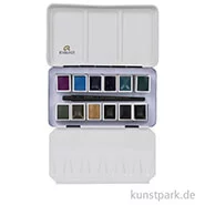 Artikelbild des Artikels “Talens REMBRANDT Aquarell Set - Granulierende Farben, 12 halbe Näpfe “