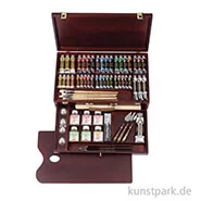 Artikelbild des Artikels “Talens REMBRANDT Ölfarbe Malkasten Excellent mit 41 Tuben und viel Zubehör “