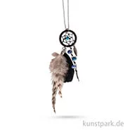 Artikelbild des Artikels “Traumfänger-Kette Luna - Silber-Schwarz, 83 cm “