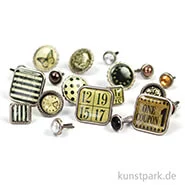 Artikelbild des Artikels “Vintage Brads, 19 Stück sortiert “