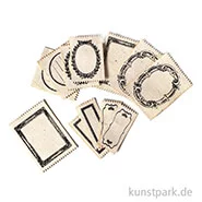 Artikelbild des Artikels “Vintage Canvas Label - Etikett, 12 Stück sortiert “