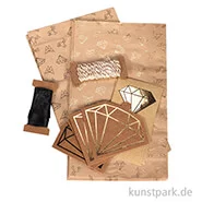 Artikelbild des Artikels “Vintage Kraft Gift Bag Set mit umfangreichem Zubehör “