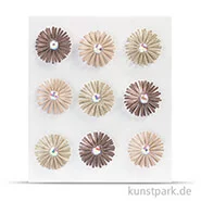 Artikelbild des Artikels “Vintage Paper Blumen, 9 Stück sortiert “