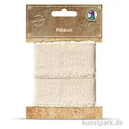 Artikelbild des Artikels “Vintage Stoffband - Natur Hell, 3 cm x 1 m “