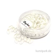 Artikelbild des Artikels “Wachsoliven Weiß 8x4 mm - 105 Stück“