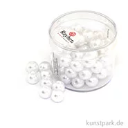 Artikelbild des Artikels “Wachsperlen Weiß Weiss | 8 mm - 64 Stück“