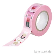 Artikelbild des Artikels “Washi Tape - Christmas is in the Air, Pink mit Nussknackern, 10 m “
