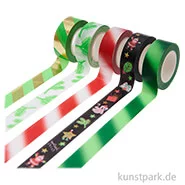 Artikelbild des Artikels “Washi Tape Set - Christmas Rocks, Airbrush, 5 Stück, je 10 m “