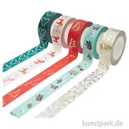 Artikelbild des Artikels “Washi Tape Set - Christmas Rocks, Figürlich, 5 Stück, je 10 m “