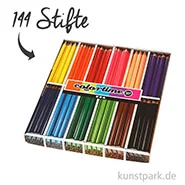 Artikelbild des Artikels “XXL Set - Colortime Buntstifte Basisfarben - 144 Jumbo Stifte in Box “