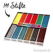 Artikelbild des Artikels “XXL Set - Colortime Buntstifte Neon+Metallic - 144 Stifte in der Displaybox “