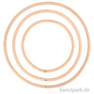Artikelbild des Artikels “Bambusringe Set, Durchmesser 15,3 / 20,3 / 25,5 cm, 3 Stück “