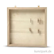 Artikelbild des Artikels “3D-Rahmen aus Holz mit Schiebedeckel aus Plexiglas, Größe 23x23 cm “