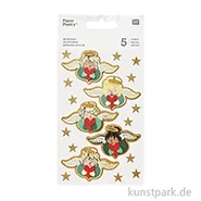 Artikelbild des Artikels “3D Sticker - Engel klein, Sterne, 1 Bogen “