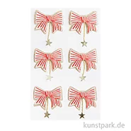 Artikelbild des Artikels “3D Sticker - Schleifen mit Stern, 6 Aufkleber “