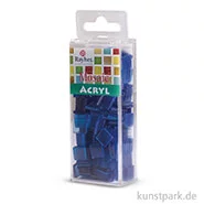 Artikelbild des Artikels “Acryl-Mosaik - Transparent, 1x1 cm, 50 g Einzelfarbe | Azurblau“
