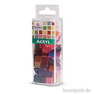 Artikelbild des Artikels “Acryl-Mosaik - Transparent, 1x1 cm, 50 g Einzelfarbe | Bunt“