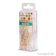 Artikelbild des Artikels “Acryl-Mosaik - Transparent, 1x1 cm, 50 g Einzelfarbe | Mondstein“