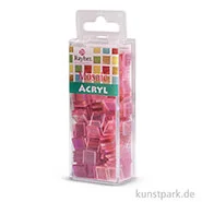 Artikelbild des Artikels “Acryl-Mosaik - Transparent, 1x1 cm, 50 g Einzelfarbe | Rosé“