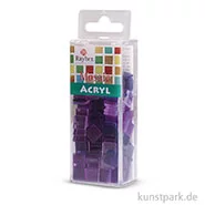 Artikelbild des Artikels “Acryl-Mosaik - Transparent, 1x1 cm, 50 g Einzelfarbe | Violett“