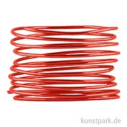 Artikelbild des Artikels “Aludraht zur Dekoration und Schmuckherstellung, 2m 1 mm | Rot“