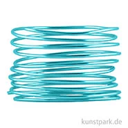 Artikelbild des Artikels “Aludraht zur Dekoration und Schmuckherstellung, 2m 1 mm | Türkis“
