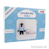 Artikelbild des Artikels “Amigurumi Bastelset - Velvie Winter, Pinguin + Robbe “