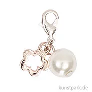 Artikelbild des Artikels “Anhänger Blume und Perle - Roségold “