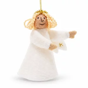 Artikelbild des Artikels “Filzanhänger Engel, Blond, 10 x 9 x 2 cm “