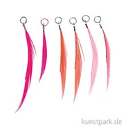 Artikelbild des Artikels “Anhänger Federn - Neon Pink, 6er Set “