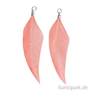 Artikelbild des Artikels “Anhänger Federn - Neon Rot-Pink, 2er Set “