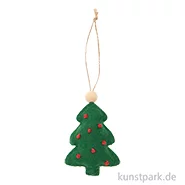Artikelbild des Artikels “Anhänger Filz Tannenbaum, Grün, 8 x 2,5 x 6 cm “