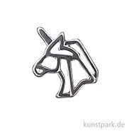 Artikelbild des Artikels “Anhänger Origami - Einhorn, Silber “