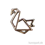 Artikelbild des Artikels “Anhänger Origami - Schwan, Gold “