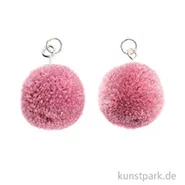 Artikelbild des Artikels “Anhänger Pompons - Mauve, 2er Set “