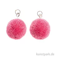 Artikelbild des Artikels “Anhänger Pompons - Pink, 2er Set “