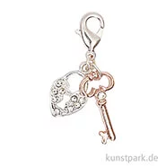 Artikelbild des Artikels “Anhänger Schloss und Schlüssel - Roségold “