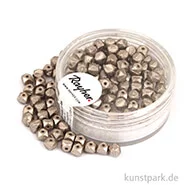 Artikelbild des Artikels “Antique Rocailles - 4 mm - 120 Stück Dose | Taupe“