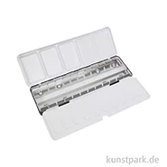 Artikelbild des Artikels “Aquarell-Leerkasten aus Metall für 24 halbe oder 12 ganze Näpfe “